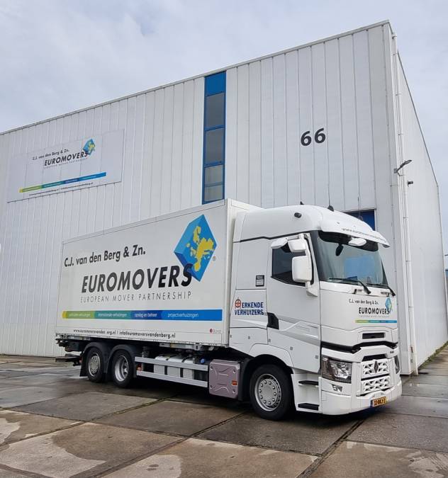 Verhuiscontainer voor de deur | Euromovers verhuiswagen